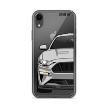 Load image into Gallery viewer, Silver 18-21 Mustang 5.0 - iPhone Case