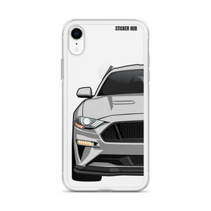 Silver 18-21 Mustang 5.0 - iPhone Case