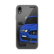 Load image into Gallery viewer, Lightning Blue Mustang GT350 - iPhone Case