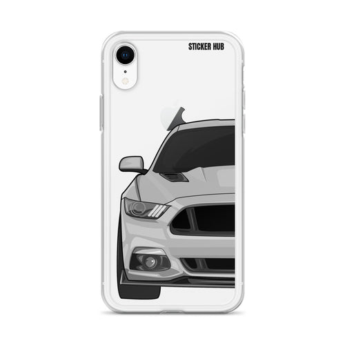 Silver 15-17 Mustang 5.0 - iPhone Case