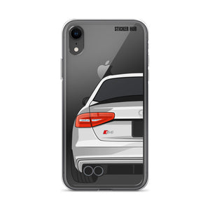 Silver B8.5 Audi S4 - iPhone Case