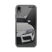 Load image into Gallery viewer, Silver MKV Toyota Supra - iPhone Case