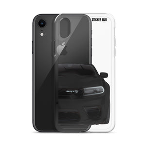 Black Charger Hellcat (Widebody) - iPhone Case