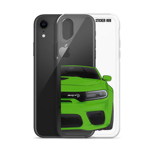 Green Charger Hellcat (Widebody) - iPhone Case