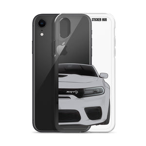 Silver Charger Hellcat (Widebody) - iPhone Case