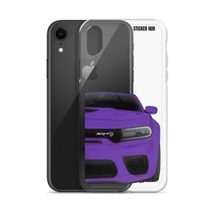 Purple Charger Hellcat (Widebody) - iPhone Case