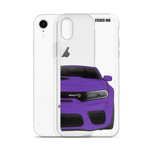 Load image into Gallery viewer, Purple Charger Hellcat (Widebody) - iPhone Case