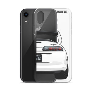 White Toyota Supra - iPhone Case