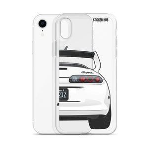 White Toyota Supra - iPhone Case