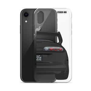 Black Toyota Supra - iPhone Case