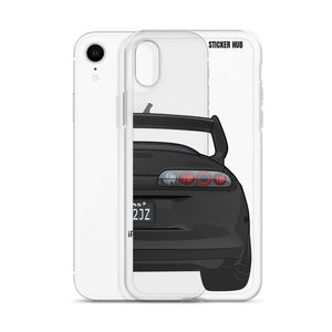 Black Toyota Supra - iPhone Case