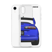 Load image into Gallery viewer, Blue Toyota Supra - iPhone Case