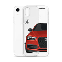 Load image into Gallery viewer, Volcano Red B8.5 Audi S4 - iPhone Case