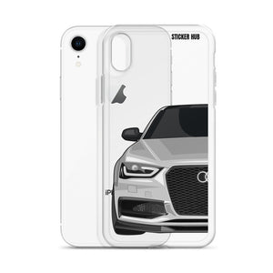 Silver B8.5 Audi S4 - iPhone Case