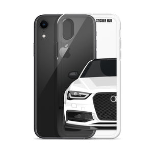 White B8.5 Audi S4 - iPhone Case