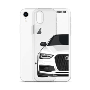 White B8.5 Audi S4 - iPhone Case