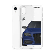 Load image into Gallery viewer, Estoril Blue B8 Audi S4 - iPhone Case