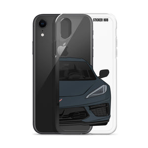 Shadow Gray C8 Corvette - iPhone Case