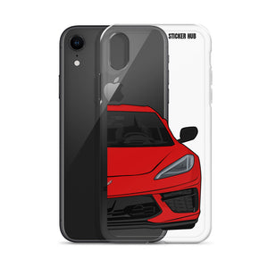 Torch Red C8 Corvette - iPhone Case