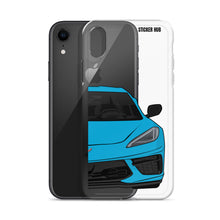 Load image into Gallery viewer, Rapid Blue C8 Corvette - iPhone Case