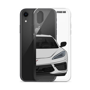 Ceramic Matrix Gray C8 Corvette - iPhone Case