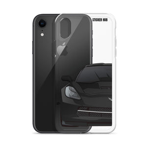 Black C7 Corvette Stingray - iPhone Case