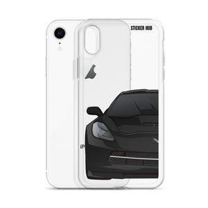 Black C7 Corvette Stingray - iPhone Case