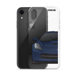 Night Race Blue C7 Corvette Stingray -iPhone Case