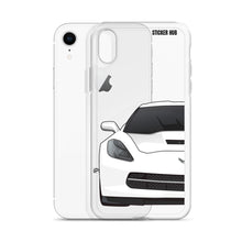 Load image into Gallery viewer, White C7 Corvette Stingray - iPhone Case