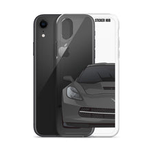 Load image into Gallery viewer, Gray C7 Corvette Stingray - iPhone Case