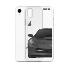 Load image into Gallery viewer, Gray C7 Corvette Stingray - iPhone Case