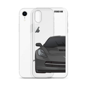 Gray C7 Corvette Stingray - iPhone Case