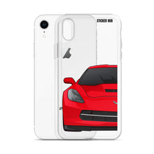 Load image into Gallery viewer, Torch Red C7 Corvette Stingray - iPhone Case