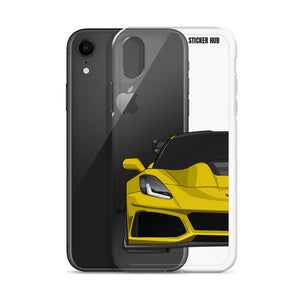 Yellow C7 Corvette Zr1 - iPhone Case