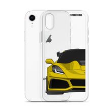 Load image into Gallery viewer, Yellow C7 Corvette Zr1 - iPhone Case