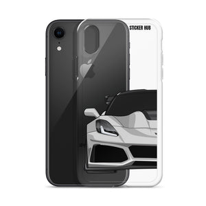 Silver C7 Corvette Zr1 - iPhone Case