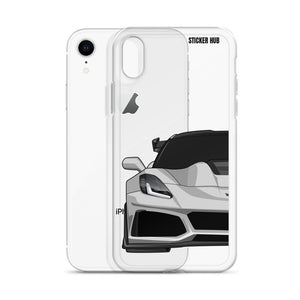 Silver C7 Corvette Zr1 - iPhone Case