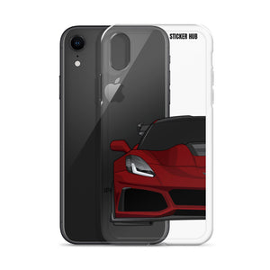 Long Beach Red C7 Corvette Zr1 - iPhone Case