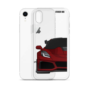 Long Beach Red C7 Corvette Zr1 - iPhone Case