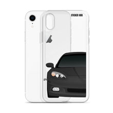 Load image into Gallery viewer, Black C6 Corvette - iPhone Case