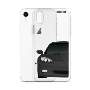 Black C6 Corvette - iPhone Case