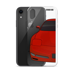 Torch Red C5 Corvette Z06 - iPhone Case