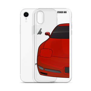 Torch Red C5 Corvette Z06 - iPhone Case