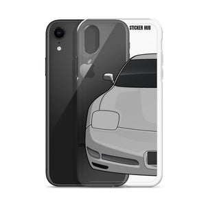 Silver C5 Corvette Z06 - iPhone Case