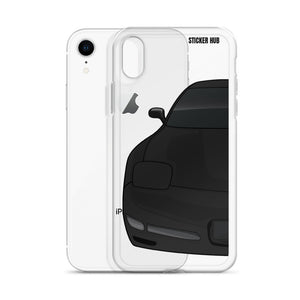 Black C5 Corvette Z06 - iPhone Case