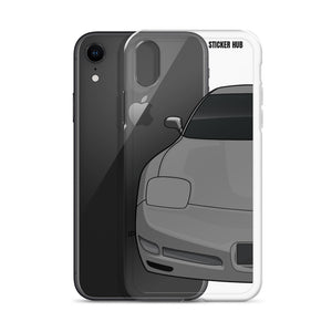 Pewter Gray C5 Corvette Z06 - iPhone Case