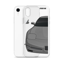 Load image into Gallery viewer, Pewter Gray C5 Corvette Z06 - iPhone Case