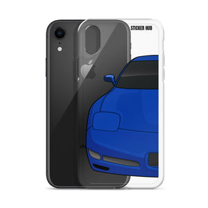 Electron Blue C5 Corvette Z06iPhone Case