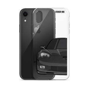 Black C6 Corvette Z06 - iPhone Case