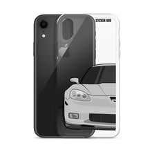 Load image into Gallery viewer, Silver C6 Corvette Z06 - iPhone Case